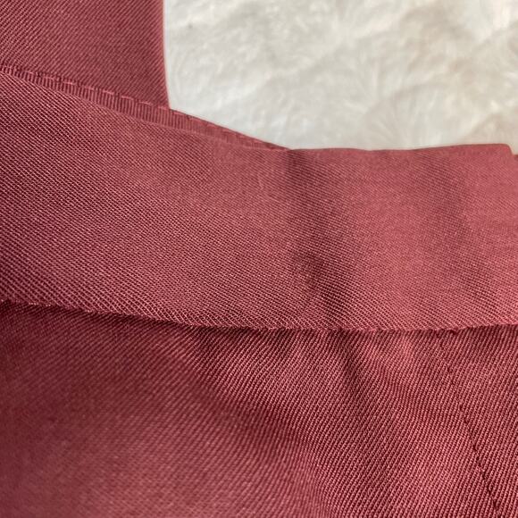 LAFAYETTE 148 Red Maroon Trousers Mens 14 Wool Blend Straight Leg‎ - Picture 8 of 8